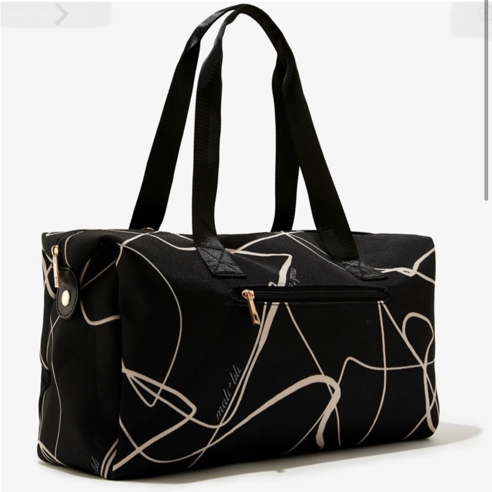 Mali+Lilli Signature Abstract Print Weekender Bag